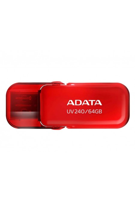 Флешка ADATA AUV240 USB2.0 64GB (AUV240-64G-RRD) (красный) 1