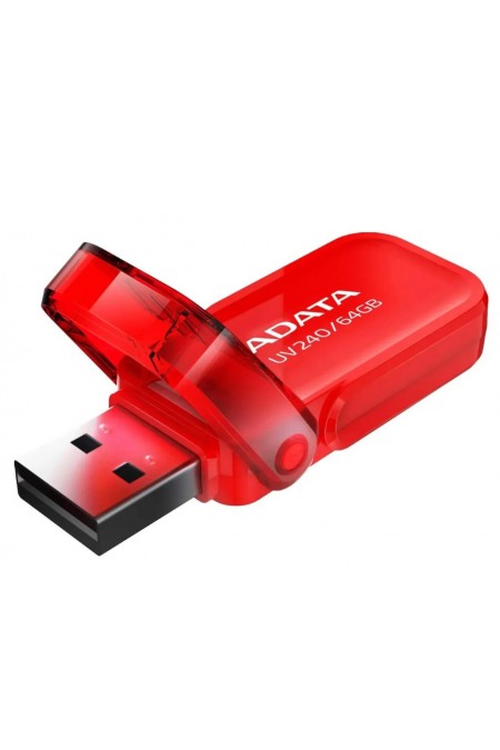 Флешка ADATA AUV240 USB2.0 64GB (AUV240-64G-RRD) (красный) 