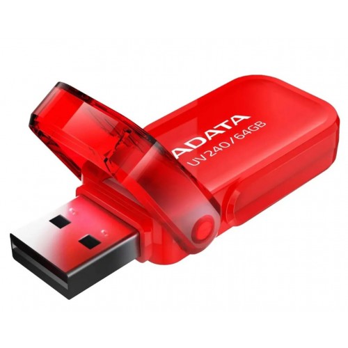 Флешка ADATA AUV240 USB2.0 64GB (AUV240-64G-RRD) (красный) 