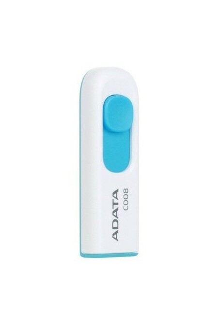 Флешка ADATA C008 USB 2.0 32GB (AC008-32G-RWE) (белый/голубой) 