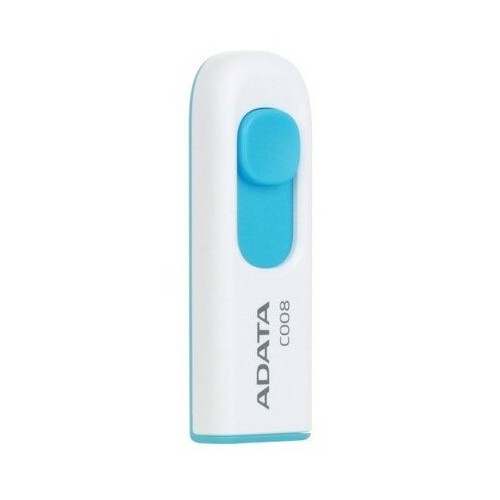 Флешка ADATA C008 USB 2.0 32GB (AC008-32G-RWE) (белый/голубой) 