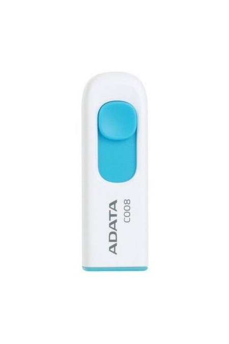Флешка ADATA C008 USB 2.0 32GB (AC008-32G-RWE) (белый/голубой) 1