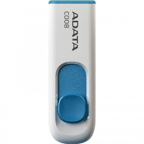 Флешка ADATA C008 USB 2.0 64GB (AC008-64G-RWE) (белый/голубой) 3