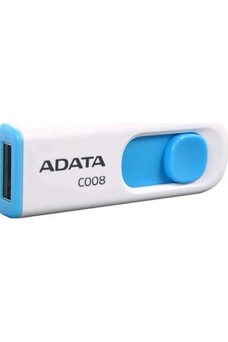 Флешка ADATA C008 USB 2.0 64GB (AC008-64G-RWE) (белый/голубой) 2