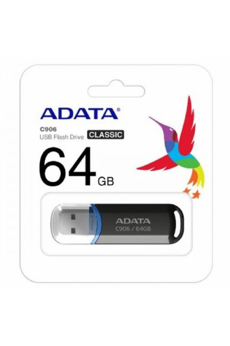 Флешка ADATA Classic C906 USB2.0 64GB (AC906-64G-RBK) (черный) 4