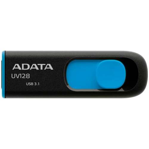 Флешка ADATA Flash Drive UV128 USB 3.2 256GB (AUV128-256G-RBE) (черный/синий) 4