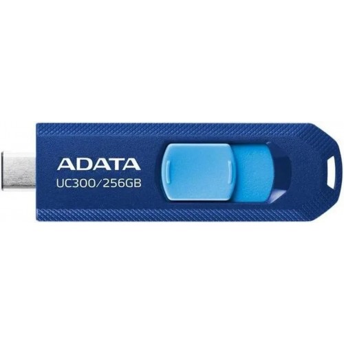 Флешка ADATA Type-C UC300 USB3.2 256GB (ACHO-UC300-256G-RNB/BU) (синий/голубой) 1