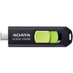 Флешка ADATA UC300 USB 3.2 Gen1 256GB (UC300 ACHO-UC300-256G-RBK/GN) (черный/зеленый)