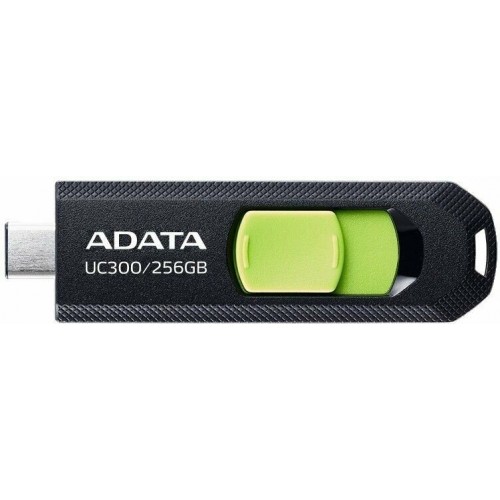Флешка ADATA UC300 USB 3.2 Gen1 256GB (UC300 ACHO-UC300-256G-RBK/GN) (черный/зеленый) 3
