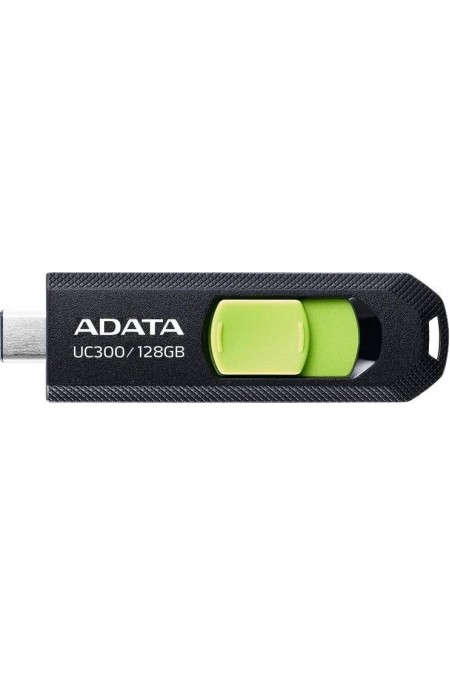 Флешка ADATA UC300 USB Type-C 128GB (ACHO-UC300-128G-RBK/GN) (черный/зеленый) 