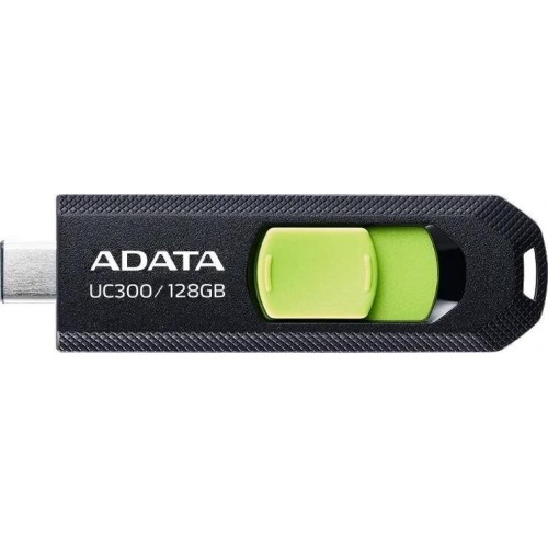 Флешка ADATA UC300 USB Type-C 128GB (ACHO-UC300-128G-RBK/GN) (черный/зеленый) 