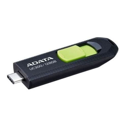 Флешка ADATA UC300 USB Type-C 128GB (ACHO-UC300-128G-RBK/GN) (черный/зеленый) 1
