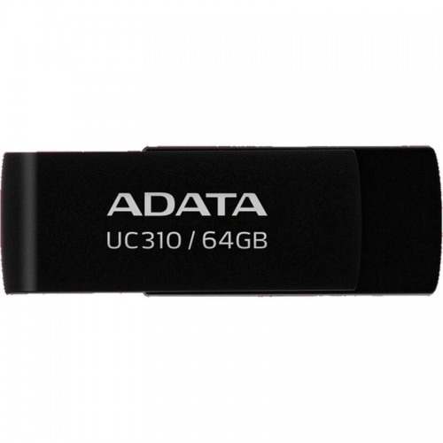 Флешка AData UC310 USB 3.2 64GB (UC310-64G-RBK) (черный) 3
