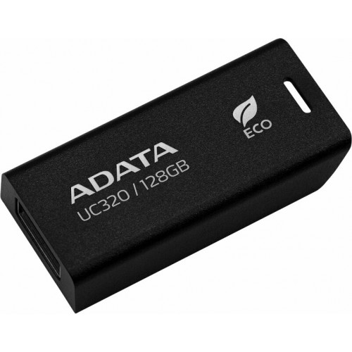 Флешка ADATA UC320 USB 3.2 128GB (UC320-128G-RBK/BK) (черный) 