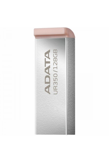 Флешка ADATA UR350 USB 3.2 128GB (UR350-128G-RSR/BG) (серебристый/коричневый) 3