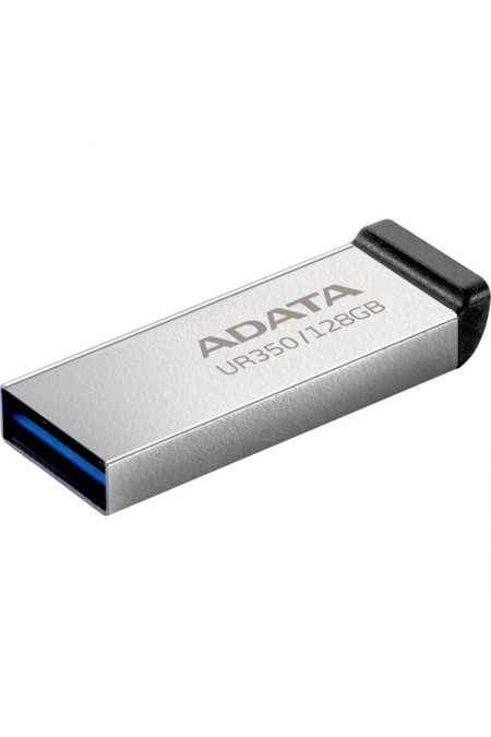 Флешка ADATA UR350 USB 3.2 128GB (UR350-128G-RSR/BK) (серебристый/черный) 