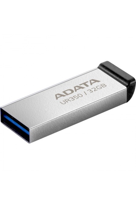 Флешка ADATA UR350 USB 3.2 32GB (UR350-32G-RSR/BK) (серебристый/черный) 