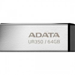 Флешка ADATA UR350 USB 3.2 64GB (UR350-64G-RSR/BK) (металл/черный)