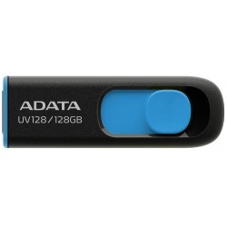 Флешка ADATA UV128 USB 3.0 128GB (AUV128-128G-RBE) (черный/синий)