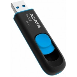 Флешка ADATA UV128 USB 3.0 32GB (AUV128-32G-RBE) (черный/синий)