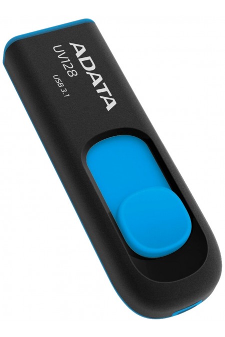 Флешка ADATA UV128 USB 3.0 32GB (AUV128-32G-RBE) (черный/синий) 2