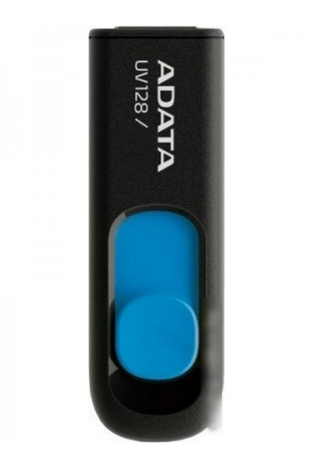 Флешка ADATA UV128 USB 3.0 32GB (AUV128-32G-RBE) (черный/синий) 4