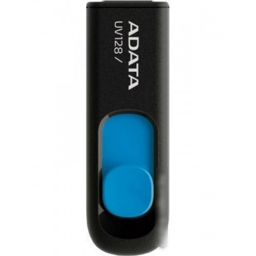 Флешка ADATA UV128 USB 3.0 32GB (AUV128-32G-RBE) (черный/синий) 5