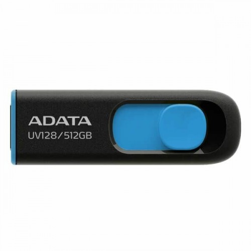 Флешка ADATA UV128 USB 3.0 512GB (AUV128-512G-RBE) (черный/синий) 