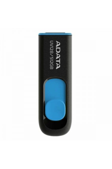 Флешка ADATA UV128 USB 3.0 512GB (AUV128-512G-RBE) (черный/синий) 1