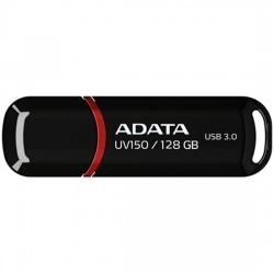 Флешка ADATA UV150 USB 3.0 128GB (AUV150-128G-RBK) (черный)