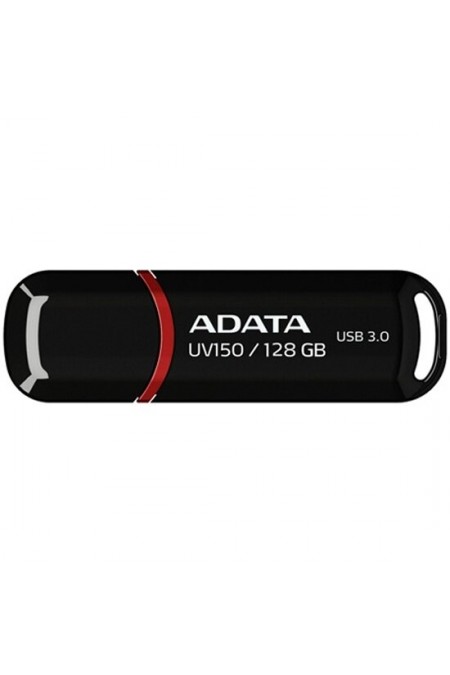 Флешка ADATA UV150 USB 3.0 128GB (AUV150-128G-RBK) (черный) 
