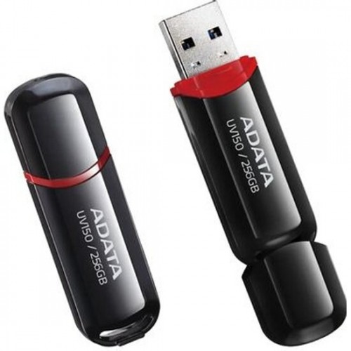 Флешка ADATA UV150 USB 3.0 256GB (AUV150-256G-RBK) (черный) 1