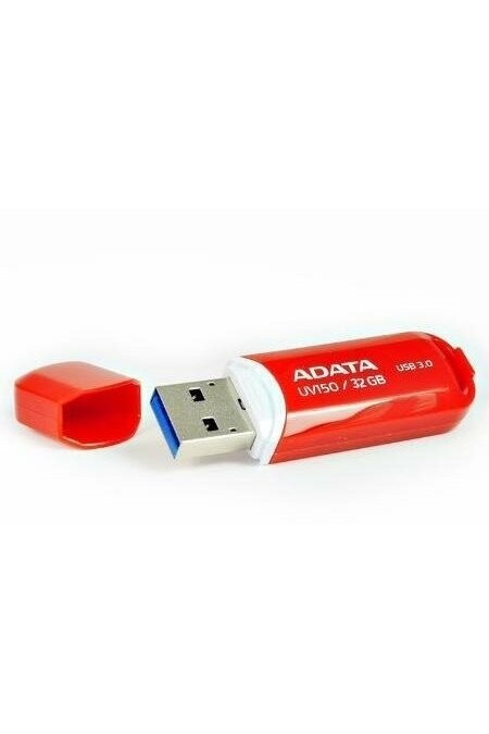 Флешка ADATA UV150 USB 3.0 32GB (AUV150-32G-RRD) (красный) 1