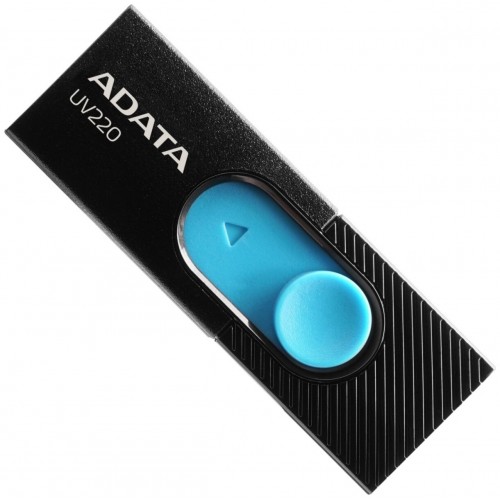 Флешка ADATA UV220 USB 2.0 32GB (AUV220-32G-RBKBL) (черный/голубой) 1