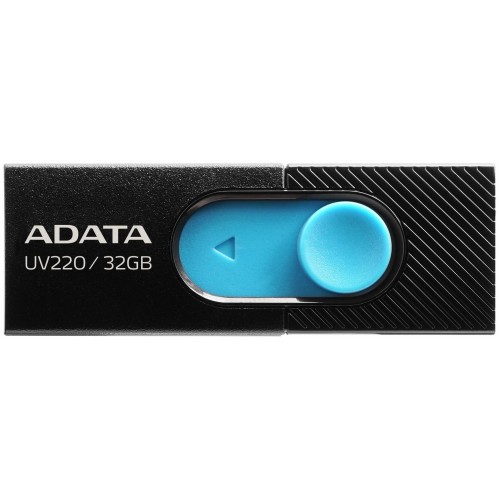 Флешка ADATA UV220 USB 2.0 32GB (AUV220-32G-RBKBL) (черный/голубой) 3