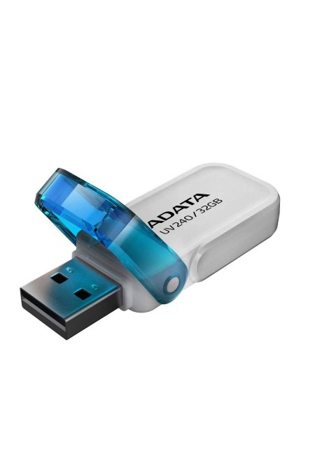 Флешка ADATA UV240 USB 2.0 32GB (AUV240-32G-RWH) (белый/голубой) 