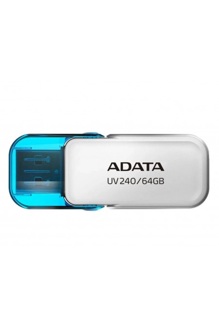 Флешка ADATA UV240 USB 2.0 64GB (AUV240-64G-RWH) (белый) 