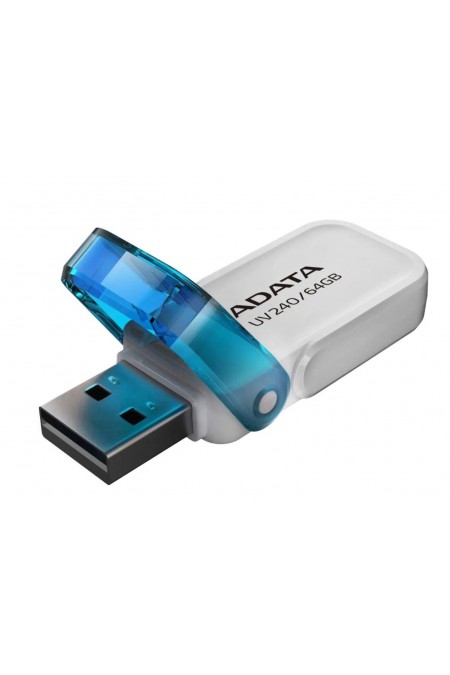 Флешка ADATA UV240 USB 2.0 64GB (AUV240-64G-RWH) (белый) 1