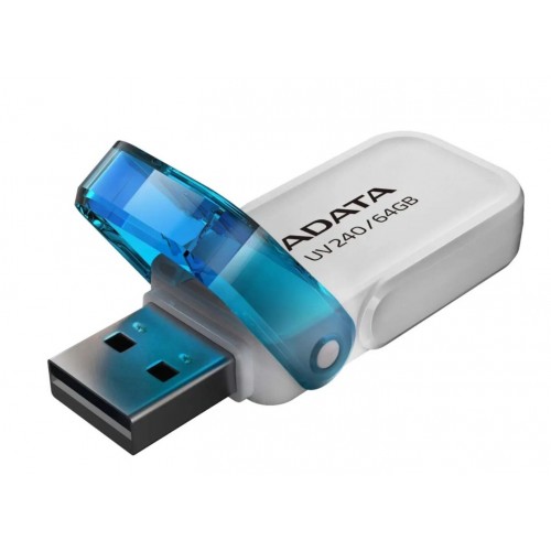 Флешка ADATA UV240 USB 2.0 64GB (AUV240-64G-RWH) (белый) 1