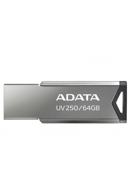 Флешка ADATA UV250 USB 2.0 64GB (AUV250-64G-RBK) (серебристый) 