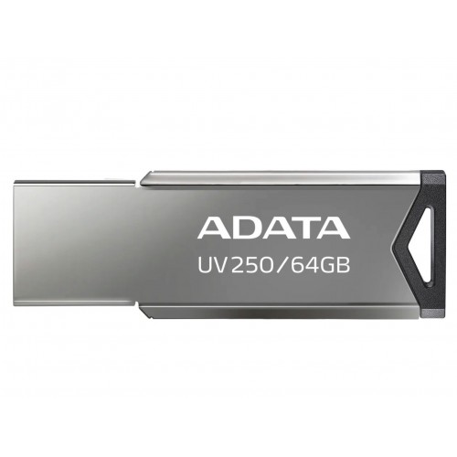 Флешка ADATA UV250 USB 2.0 64GB (AUV250-64G-RBK) (серебристый) 