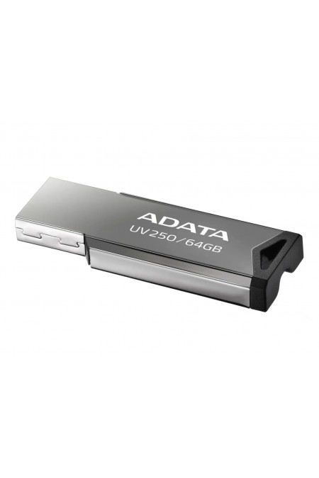 Флешка ADATA UV250 USB 2.0 64GB (AUV250-64G-RBK) (серебристый) 2