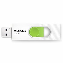 Флешка ADATA UV320 USB 3.2 Gen1 512GB (AUV320-512G-RWHGN) (белый/зеленый)