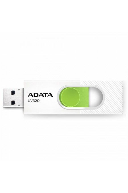 Флешка ADATA UV320 USB 3.2 Gen1 512GB (AUV320-512G-RWHGN) (белый/зеленый) 