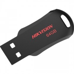 Флешка Hikvision M200R USB 2.0 64GB (HS-USB-M200R/64G) (черный/красный)