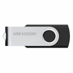 Флешка Hikvision M200S USB 2.0 8GB (HS-USB-M200S/8G) (черный/серебристый)