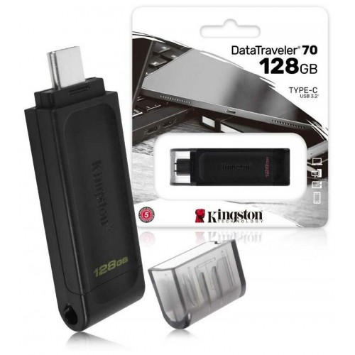 Флешка Kingston DataTraveler 70 128GB (черный) 2