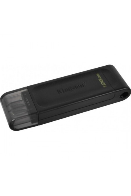Флешка Kingston DataTraveler 70 USB3.2 Type-C 128GB (черный) 