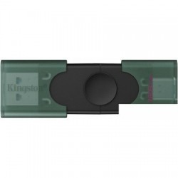 Флешка Kingston DataTraveler Duo G2 USB 3.0 128GB (DTDEG2/128GB) (зеленый/черный)