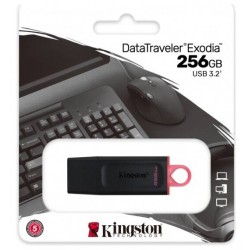 Флешка Kingston DataTraveler Exodia 256GB (черный)